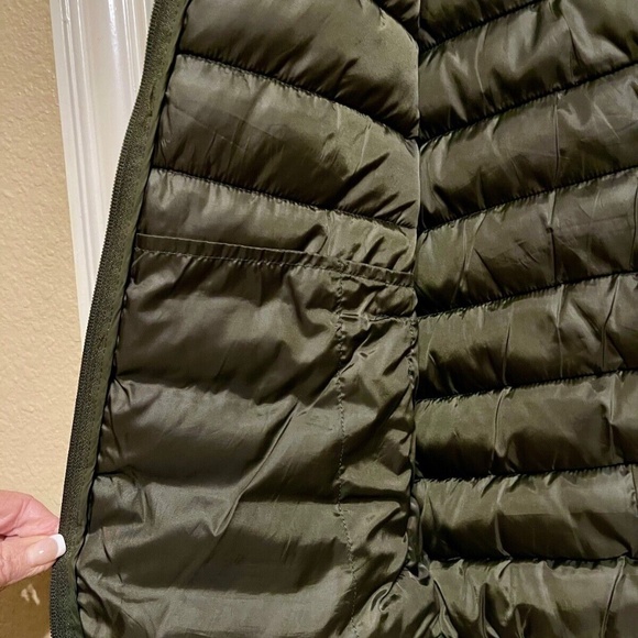 Cole Haan Puffer Vest Mens Sz S Army Green - Picture 7 of 11